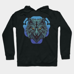 Wolf head Hoodie